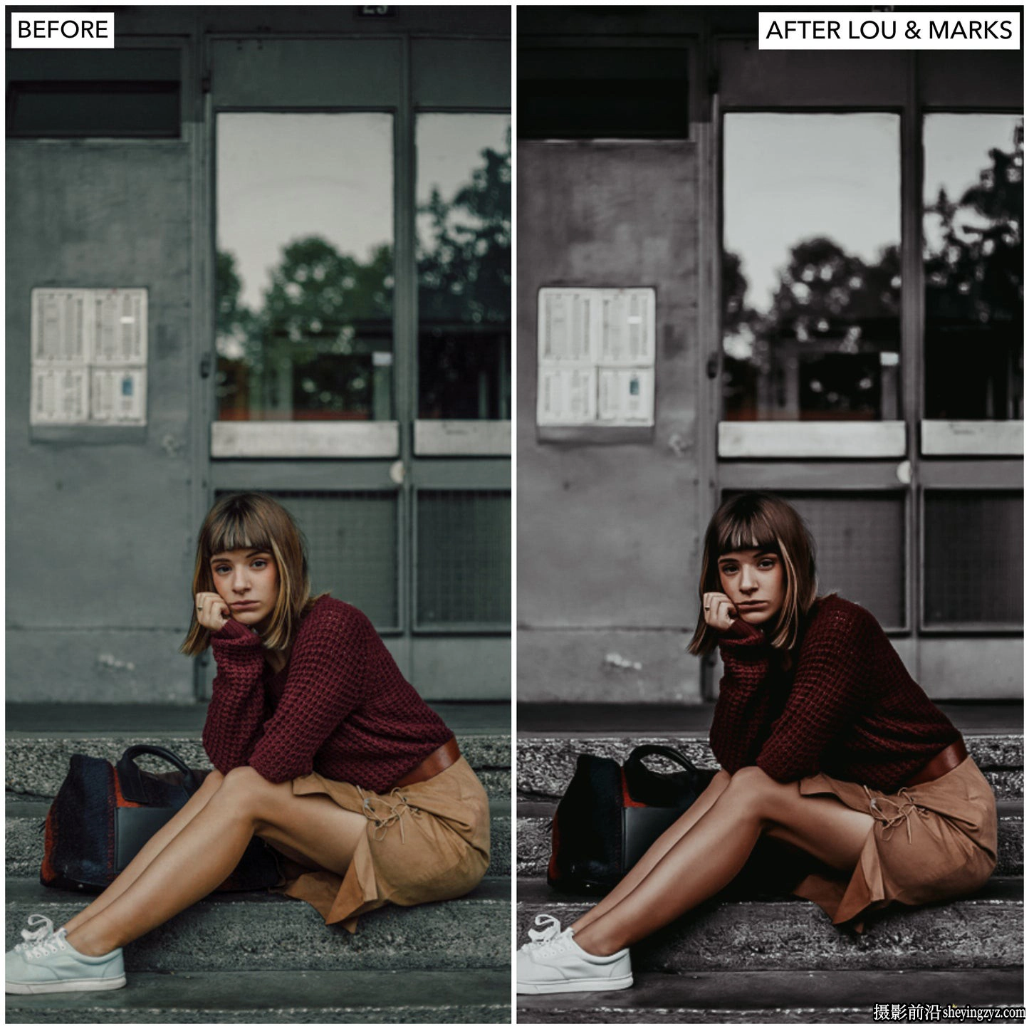 10种黑暗电影人像LR预设LouMarks-Dark Aestheti Lightroom Presets