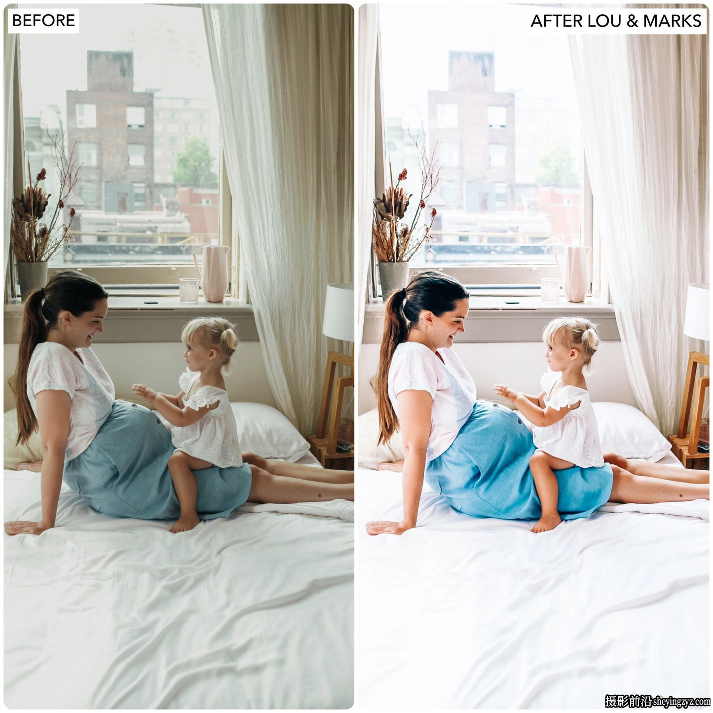 明亮的家庭生活人像Lr预设 LouMarks -Cozy Home Lightroom Presets