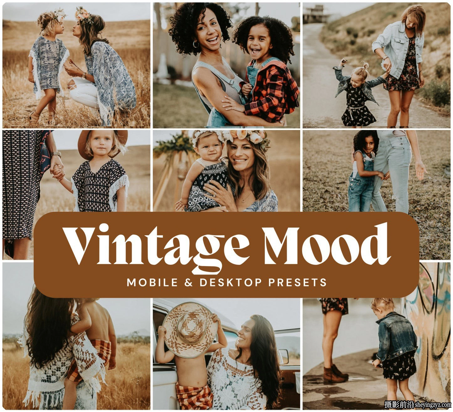 温暖复古胶片色彩Lr预设 LouMarks-Vintage Mood Lightroom Presets