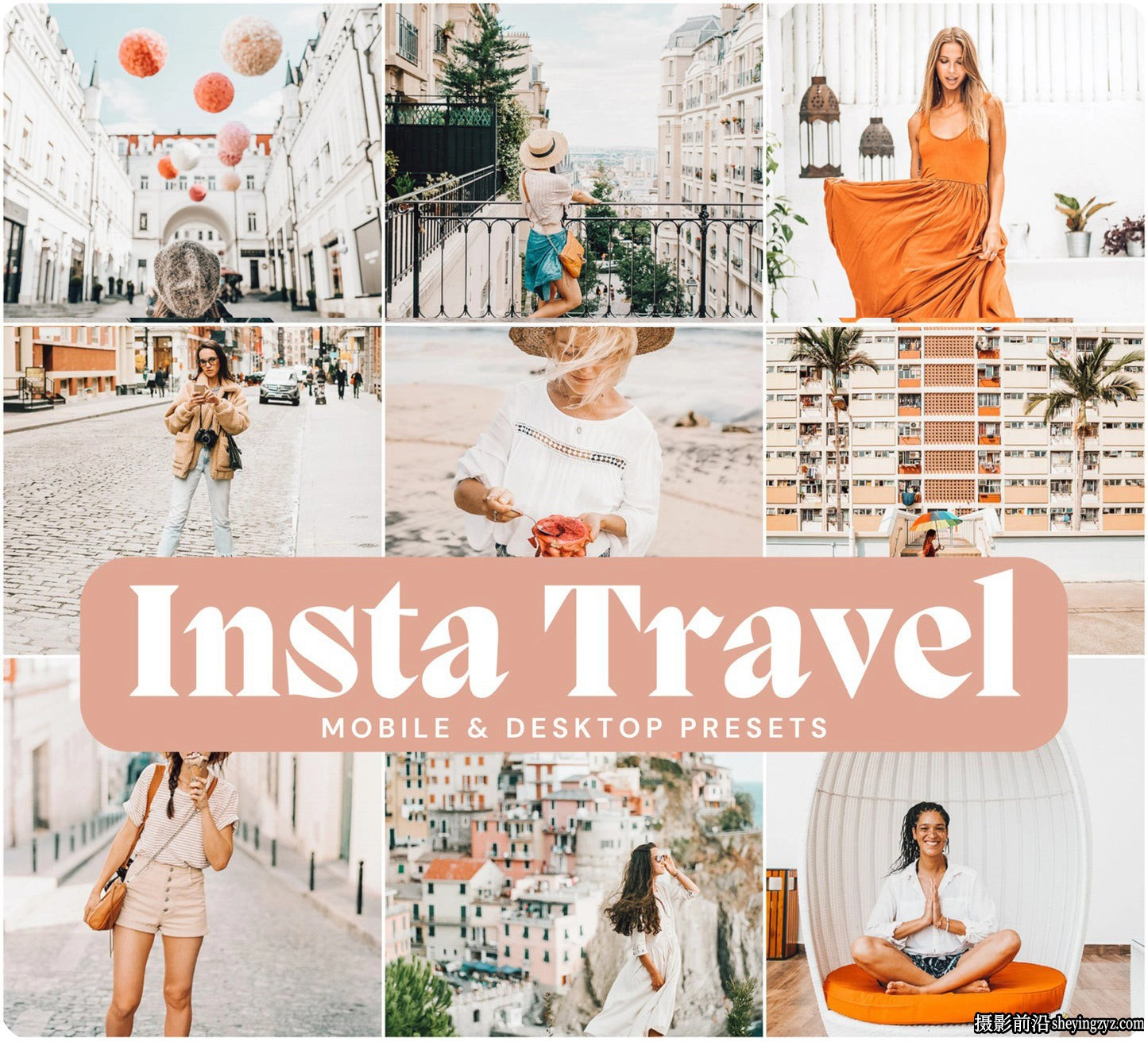 INS网红旅拍人像LR预设 LouMarks -Ins Travel Lightroom Presets
