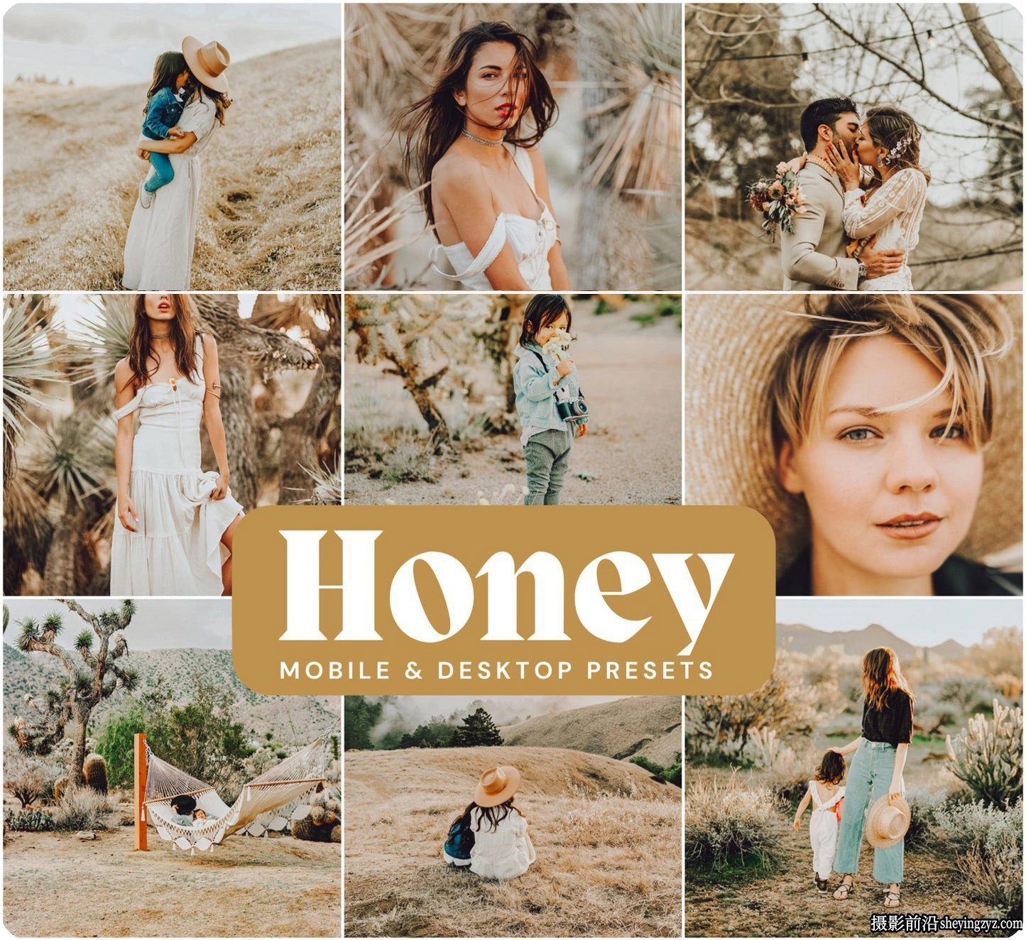 温暖奶油色胶片人像Lightroom预设 LouMarks -Golden Honey Presets