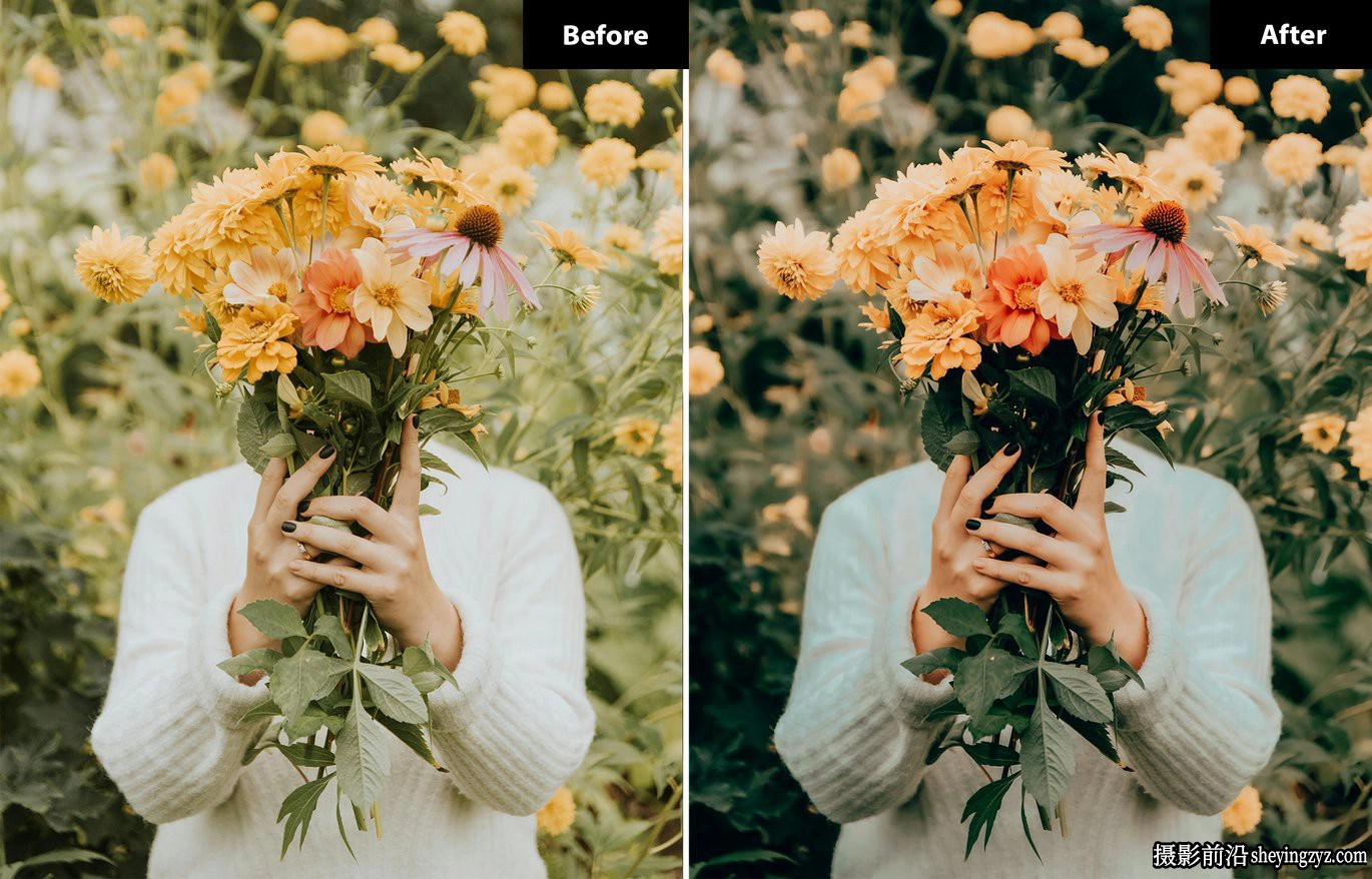 6种质感电影生活胶片人像lr预设 Cottagecore Lightroom Presets