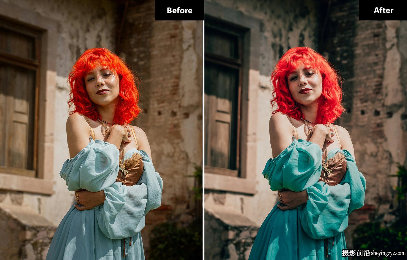6种质感电影生活胶片人像lr预设 Cottagecore Lightroom Presets