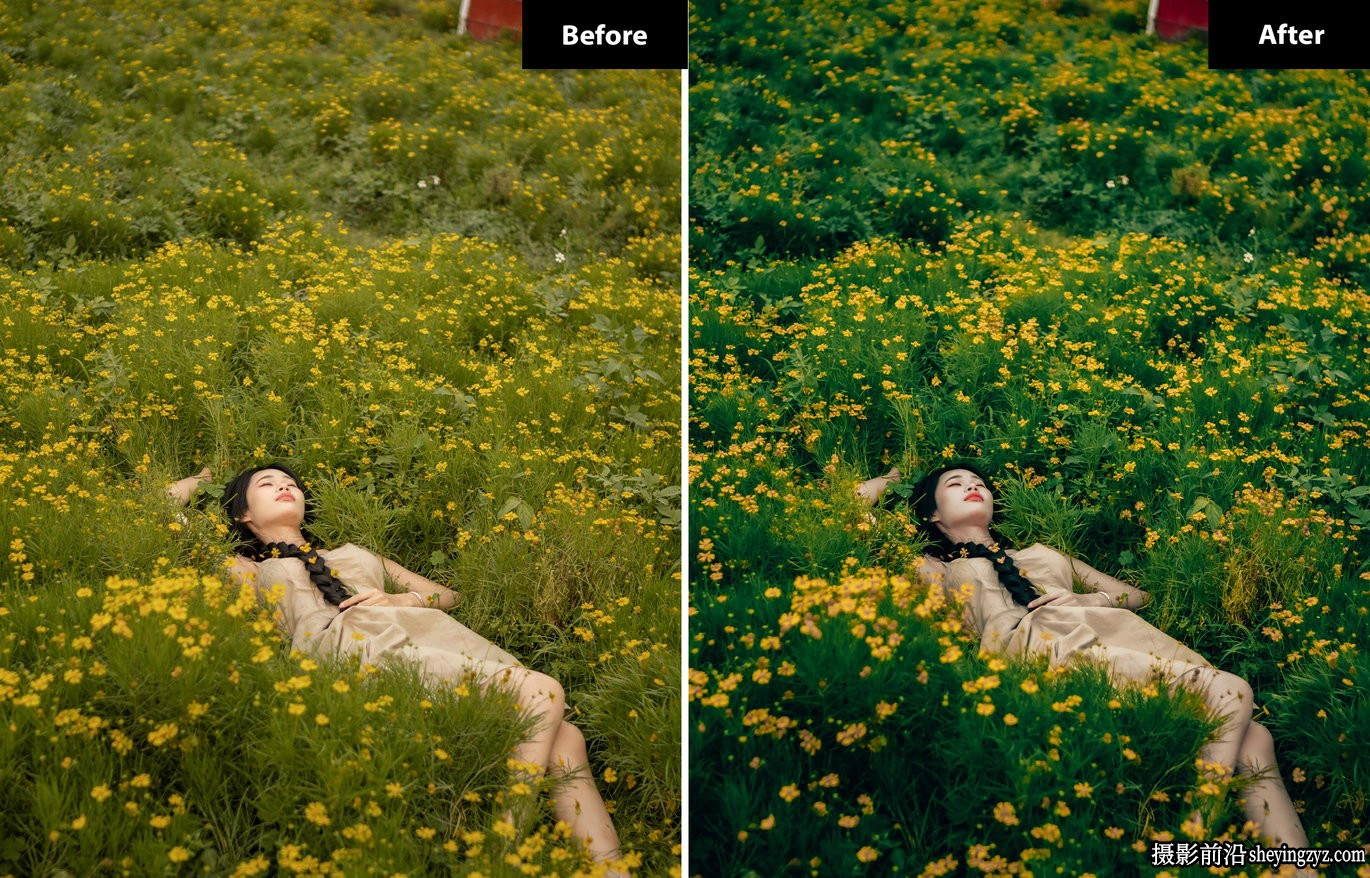 6种质感电影生活胶片人像lr预设 Cottagecore Lightroom Presets