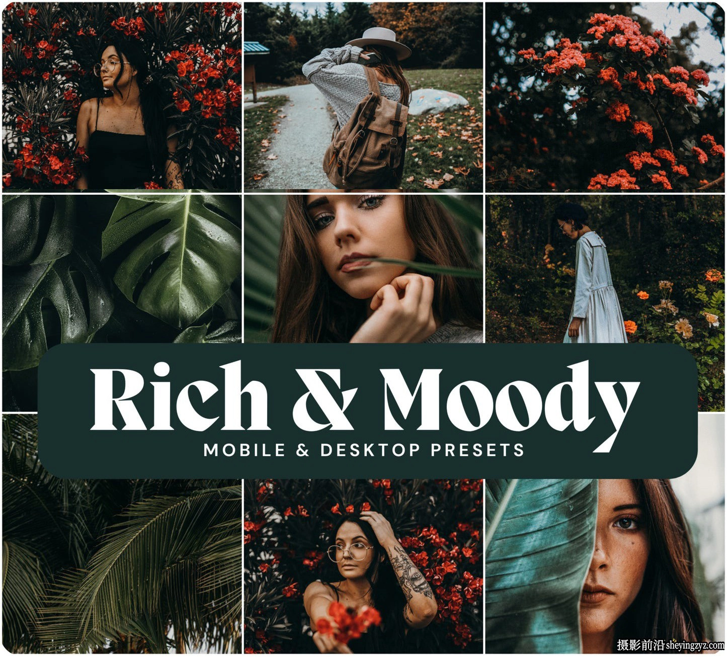 情绪电影胶片色彩人像Lightroom预设 LouMarks -Rich Moody Presets