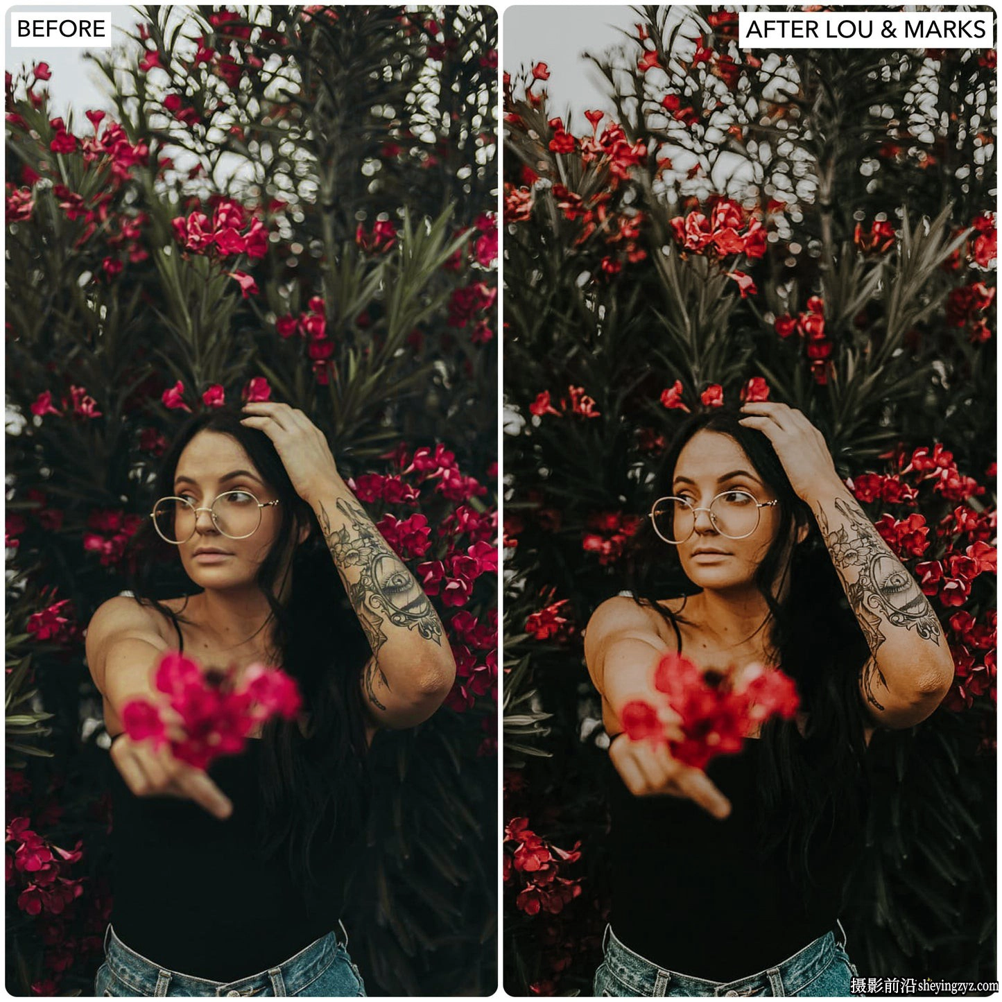情绪电影胶片色彩人像Lightroom预设 LouMarks -Rich Moody Presets
