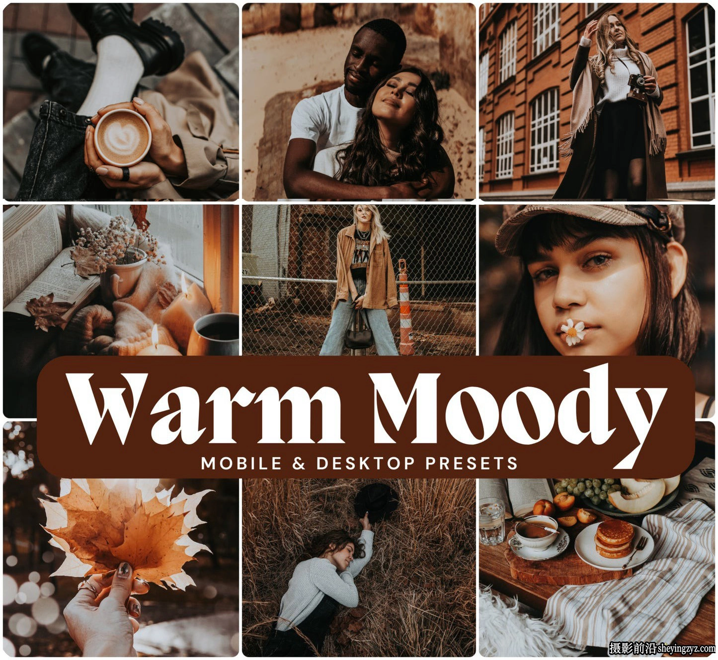 温暖忧郁情绪电影人像Lightroom预设 LouMarks -Warm Moody Presets