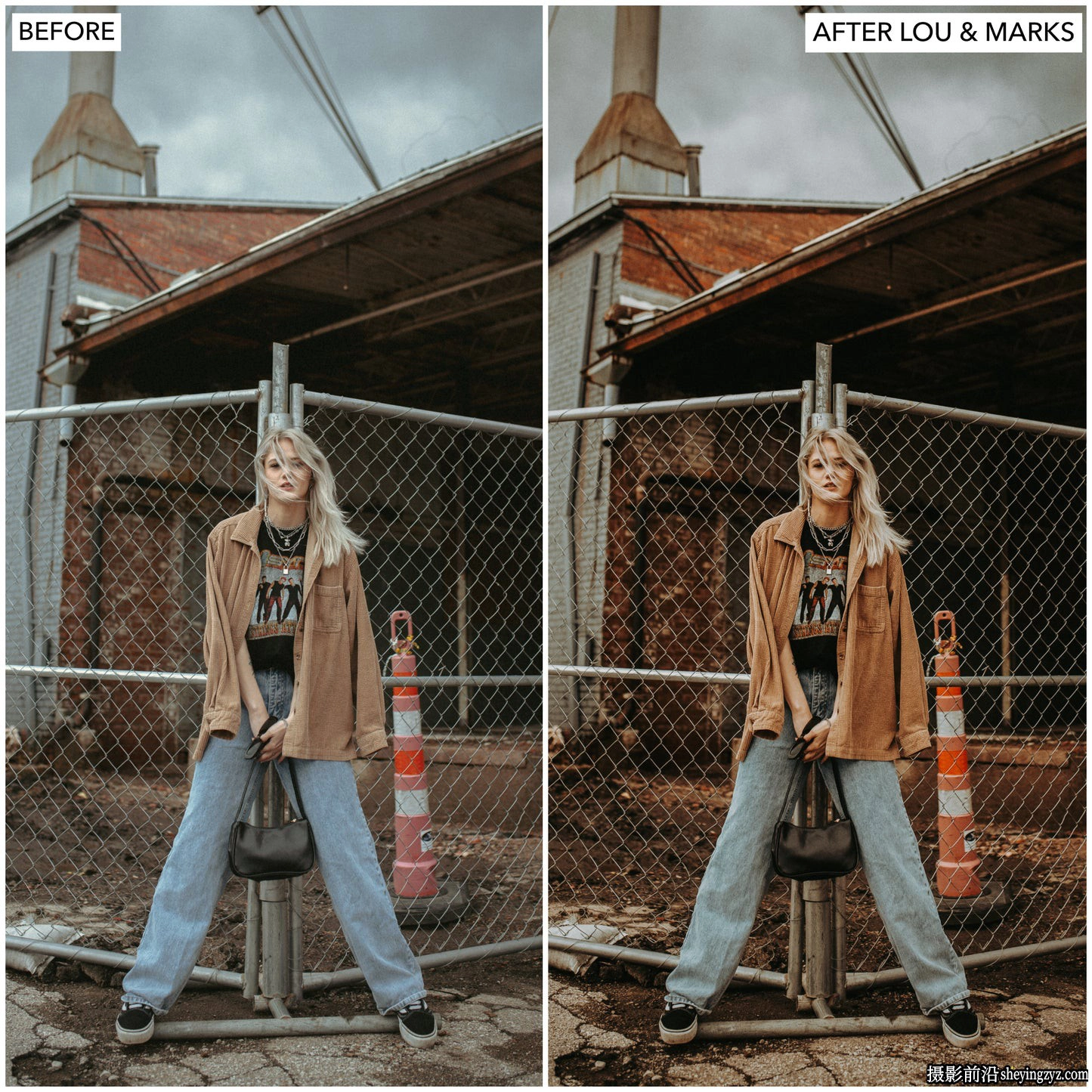 温暖忧郁情绪电影人像Lightroom预设 LouMarks -Warm Moody Presets