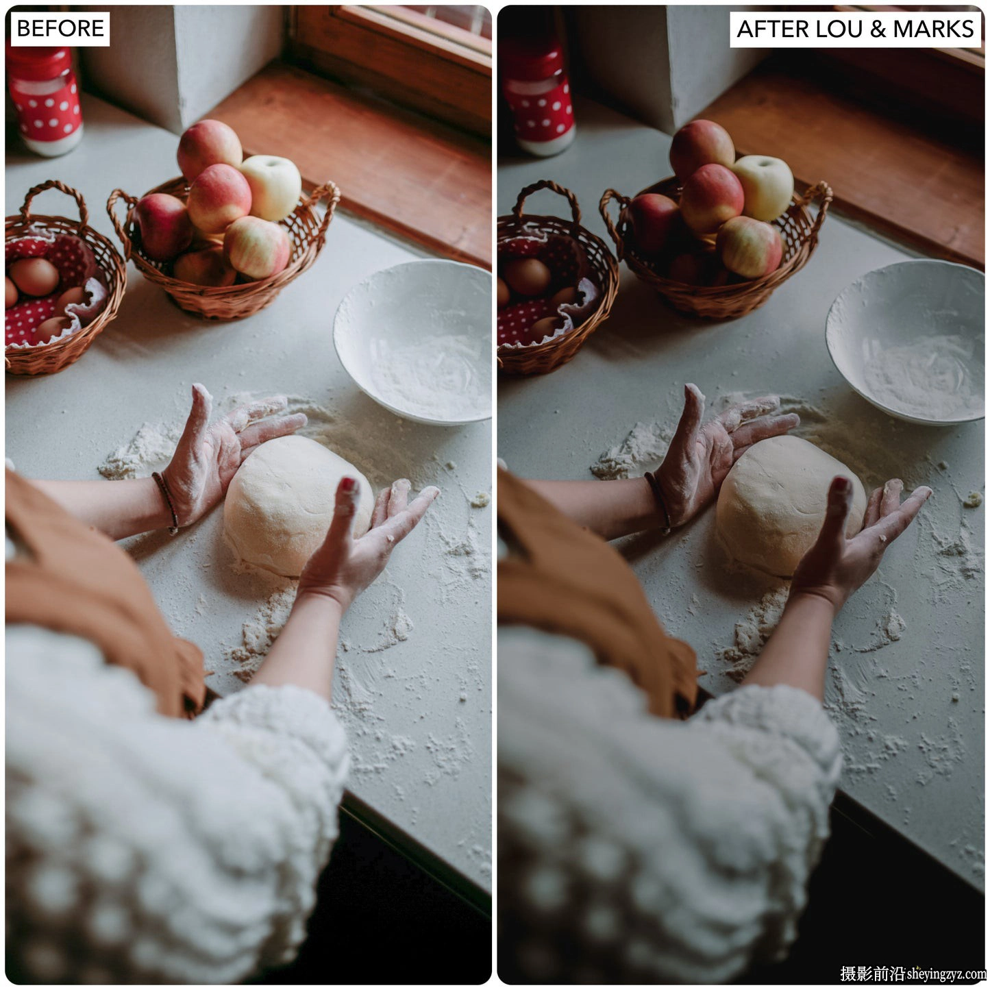 喜怒无常电影情绪美食Lightroom预设 LouMarks -Moody Food Presets