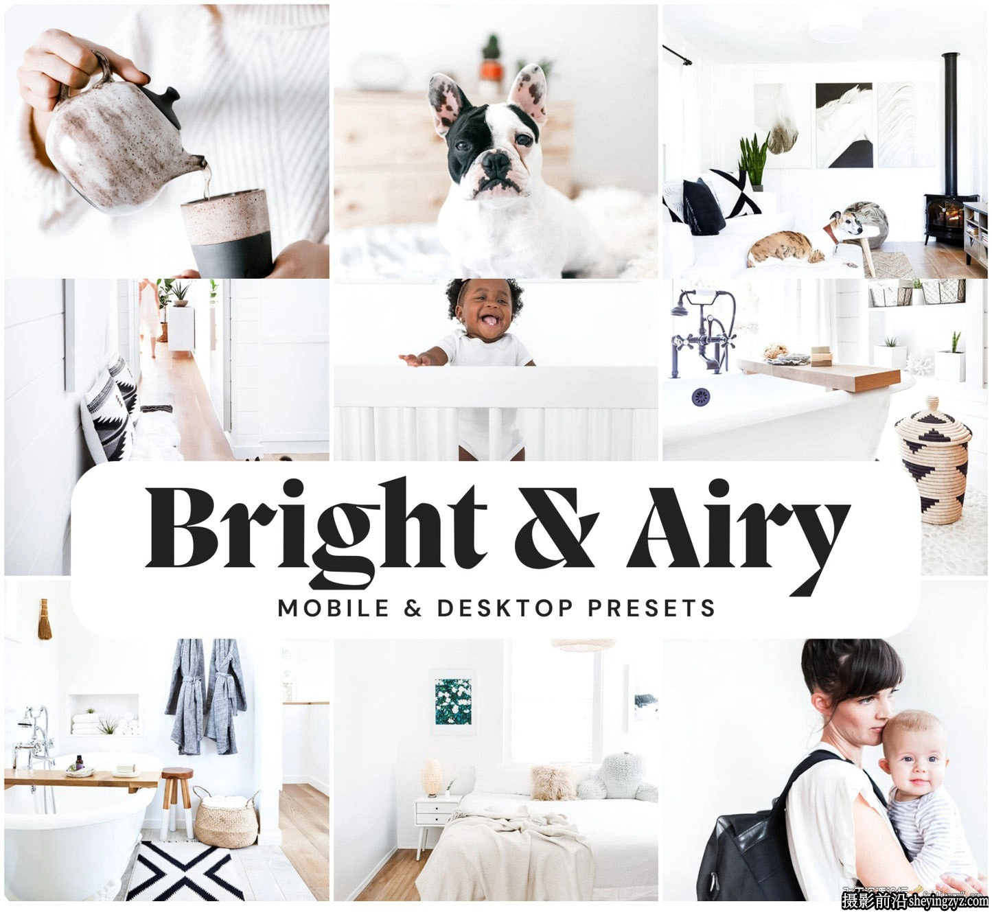 明亮通透家庭人像LR预设 LouMarks -Light Airy Lightroom Presets