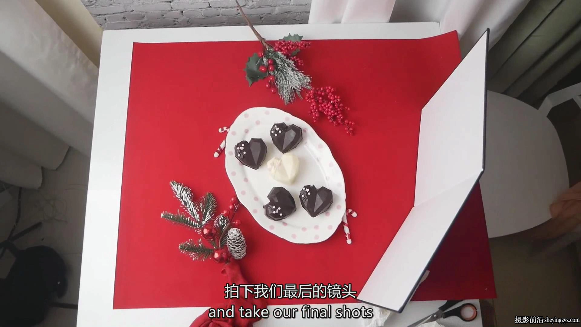 摄影师Rose Nene节日氛围美食摄影与产品摄影布光构图教程-中英字幕