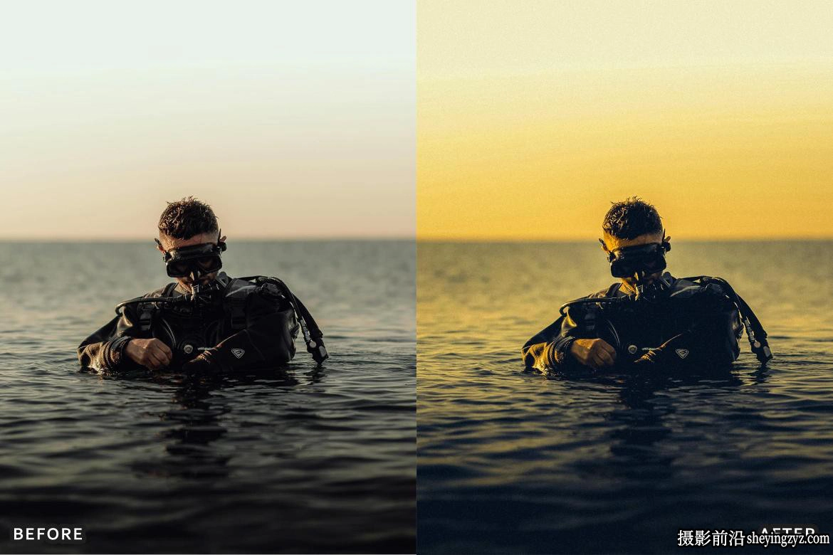 水下摄影电影人像lr预设 Scuba Diving Lightroom Presets Pack