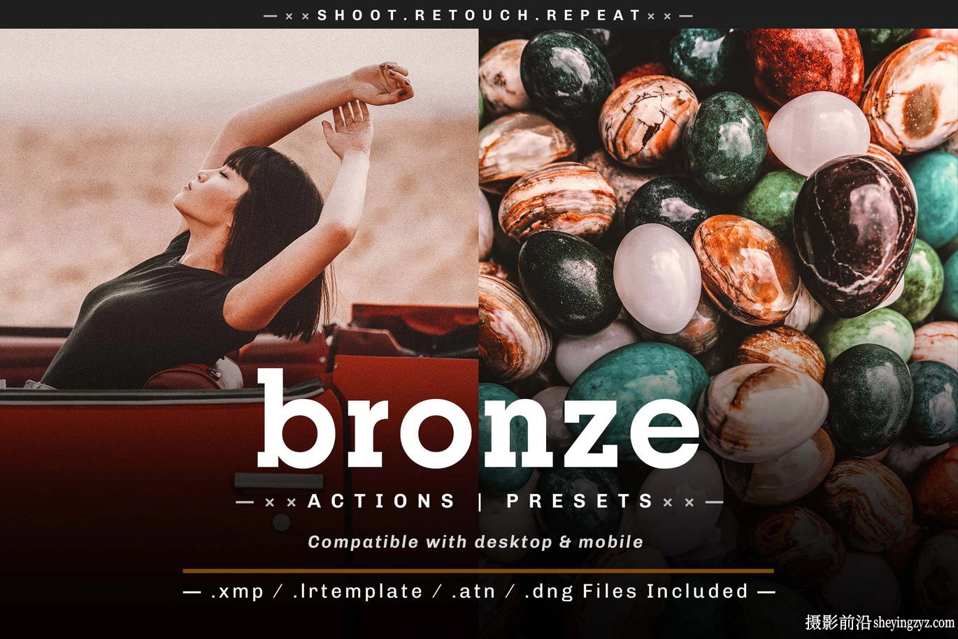 暖色调电影胶片色彩Lightroom预设 Bronze - Lightroom Presets