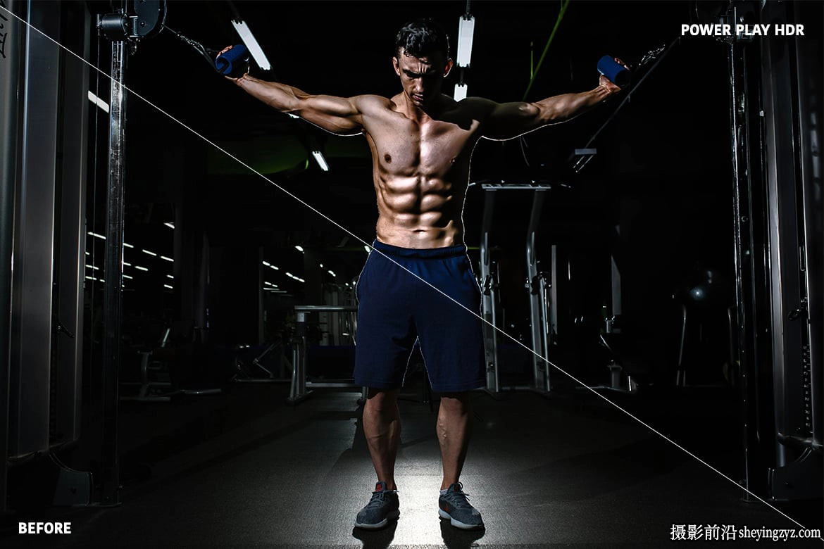 质感感HDR健身人像lr预设HDR Sports Presets for Lightroom Classic