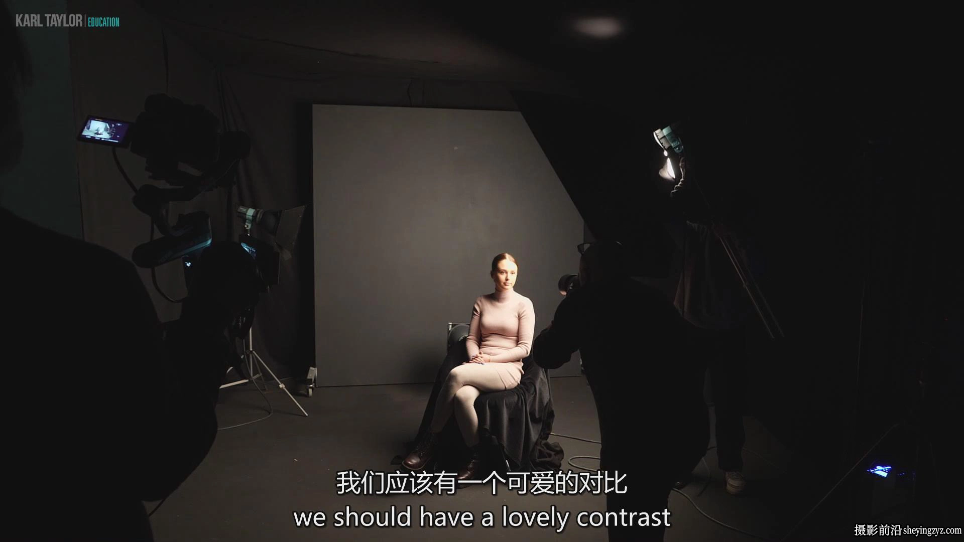 卡尔·泰勒Karl Taylor影棚哑光时尚人像光影控制教程教程-中英字幕