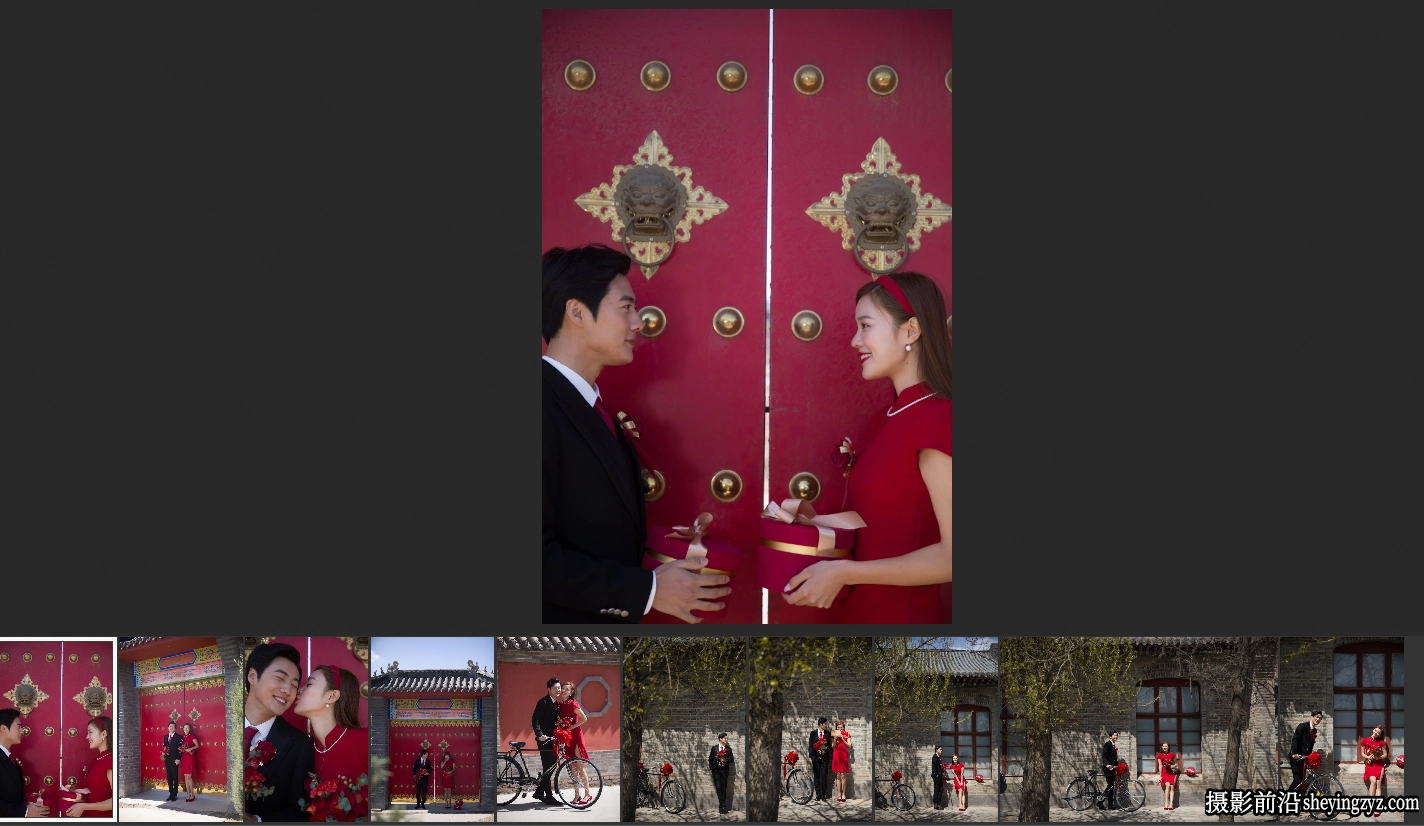 中式婚礼人像摄影R未修AW原图影楼修图练习素材10张