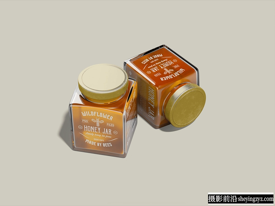 蜂蜜罐样机,产品样机,蜜罐样机