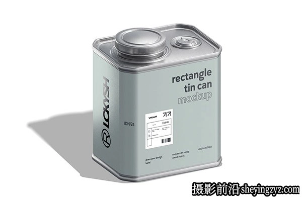 长方形铁罐样机,铁罐样机