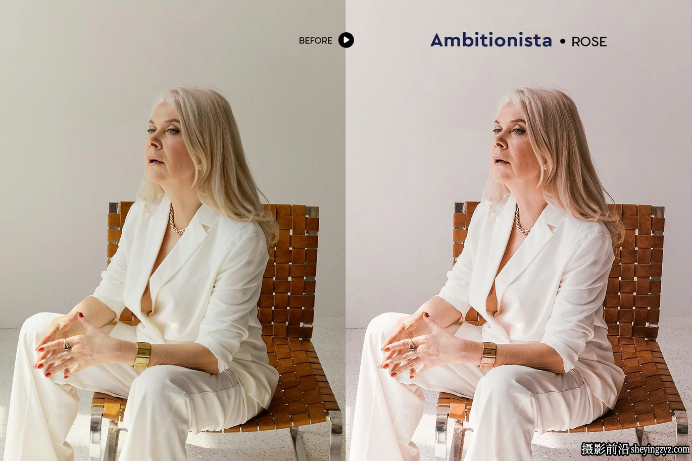 成功女性肖像Lightroom预设 Ambitionista Business Portrait Presets