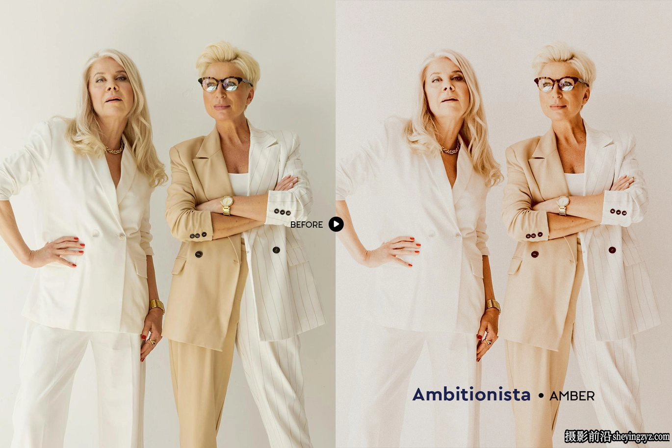 成功女性肖像Lightroom预设 Ambitionista Business Portrait Presets