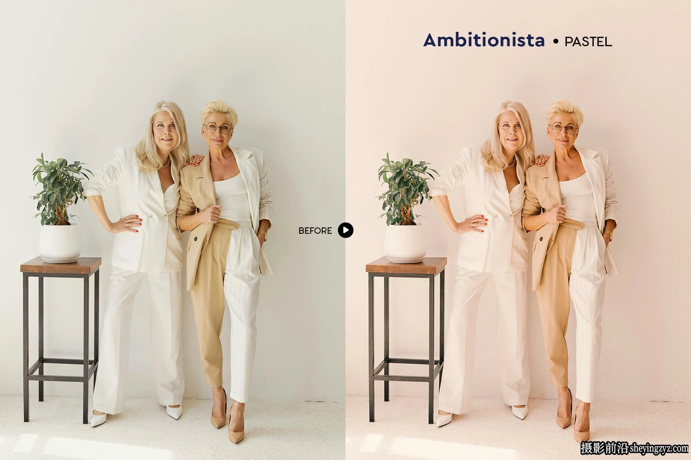 成功女性肖像Lightroom预设 Ambitionista Business Portrait Presets