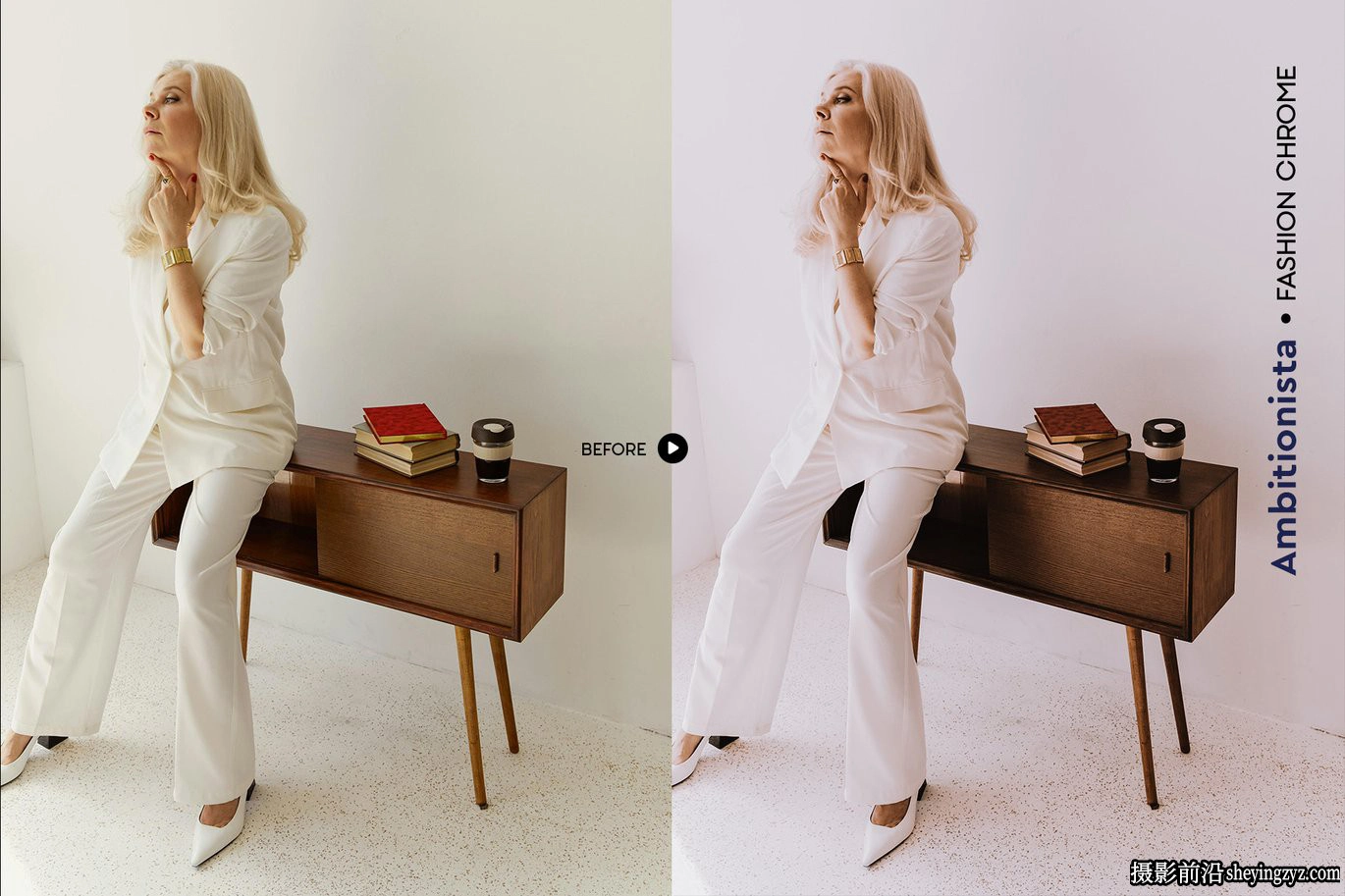 成功女性肖像Lightroom预设 Ambitionista Business Portrait Presets