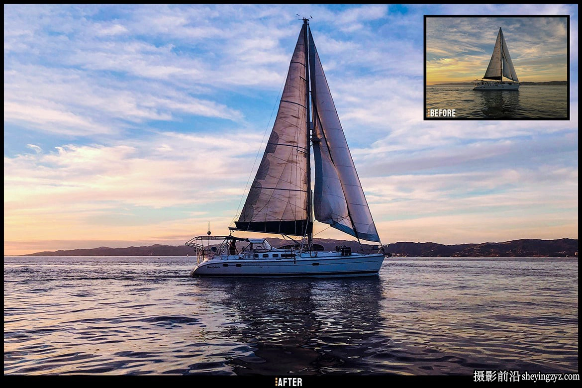 10种旅拍海洋电影风光lr预设及手机版lr预设Ocean Lightroom Presets
