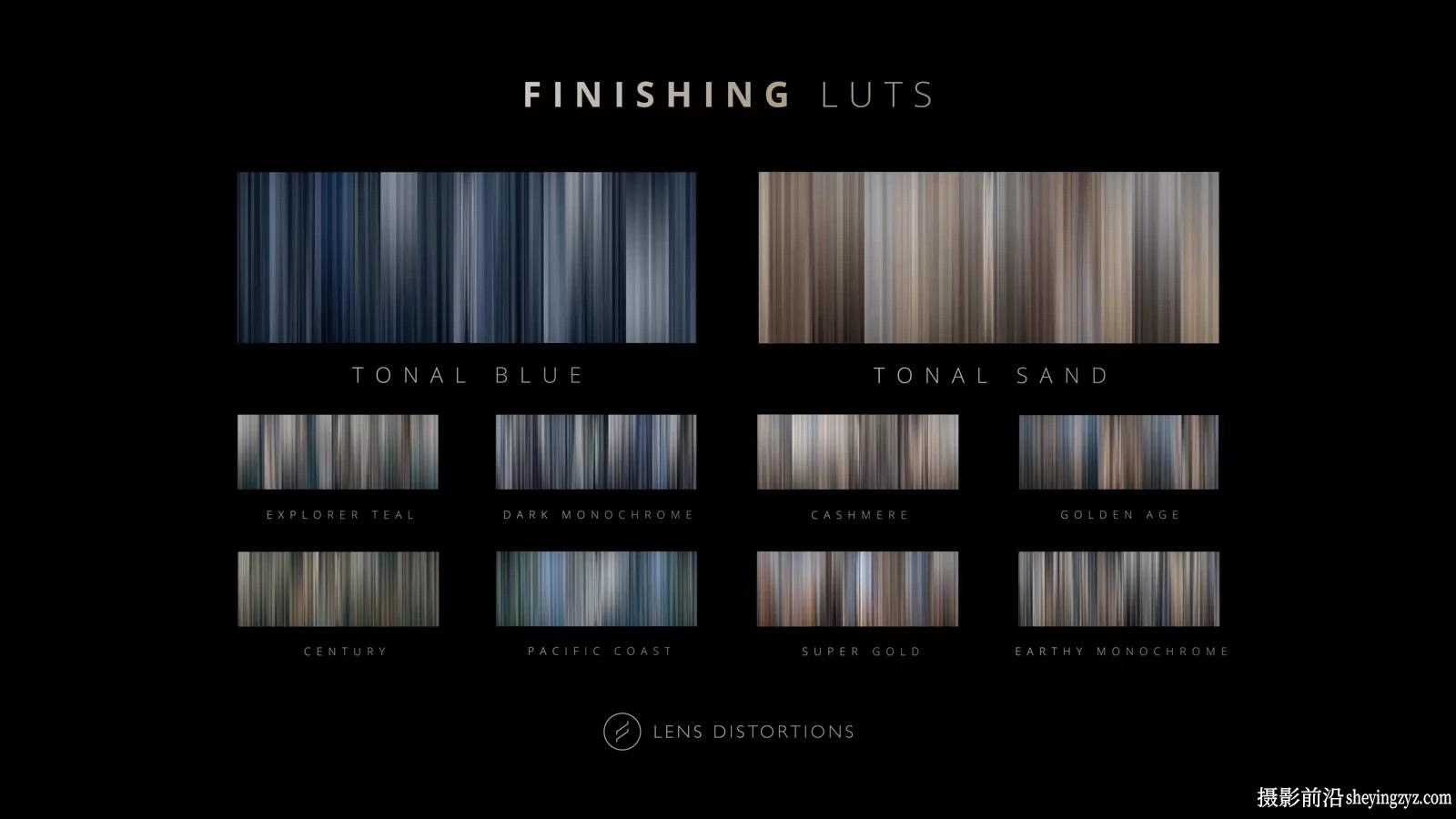2024高级电影后期调色LUT合集Lens Distortions Finishing LUTS™