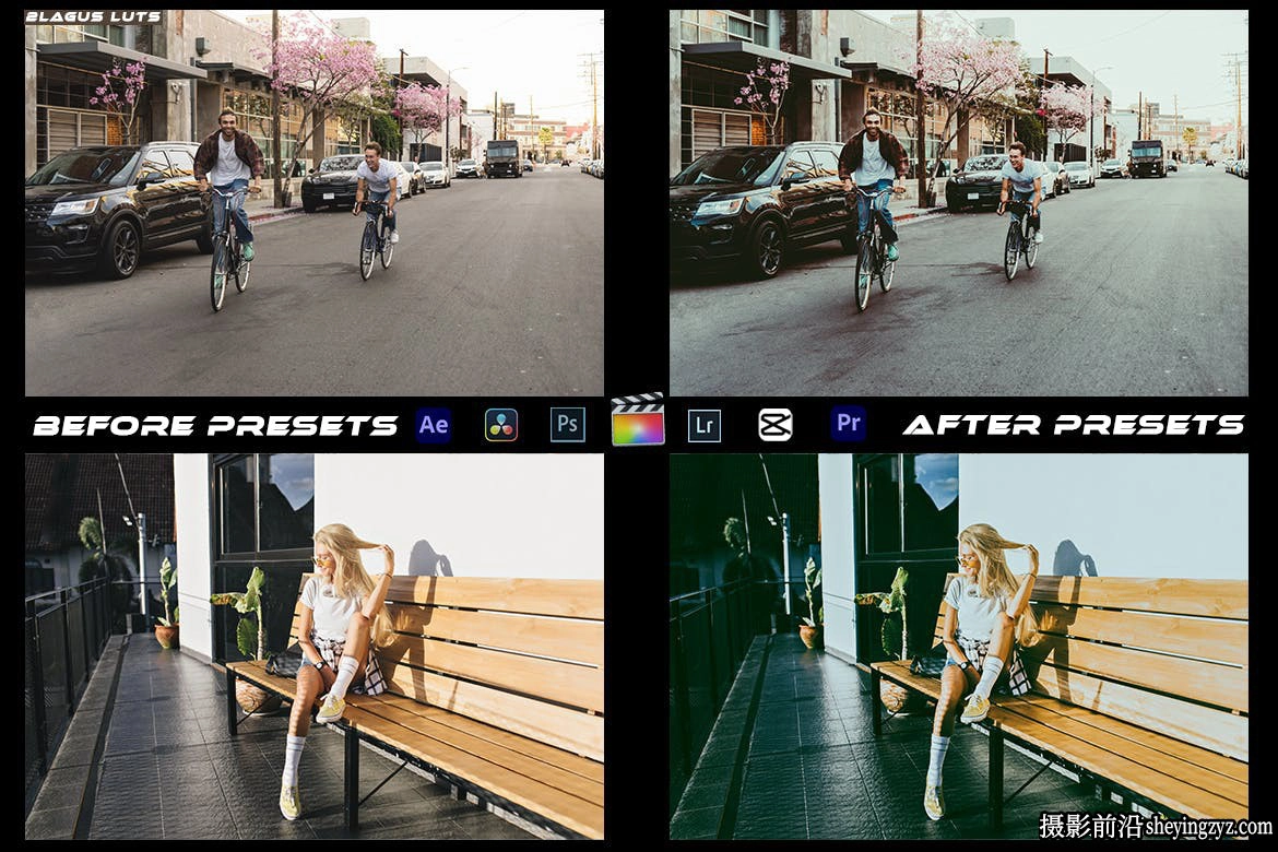 城市旅行街拍电影大片LUT预设/LR预设California Street Presets lut