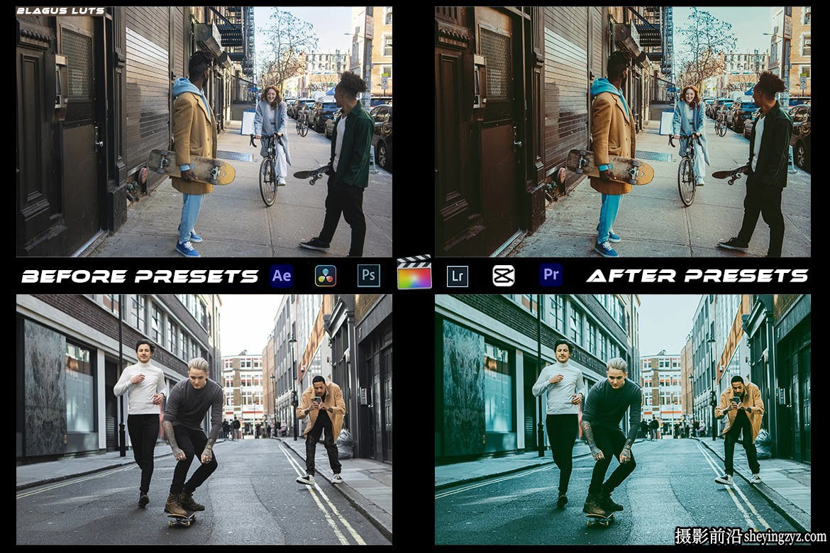 城市旅行街拍电影大片LUT预设/LR预设California Street Presets lut