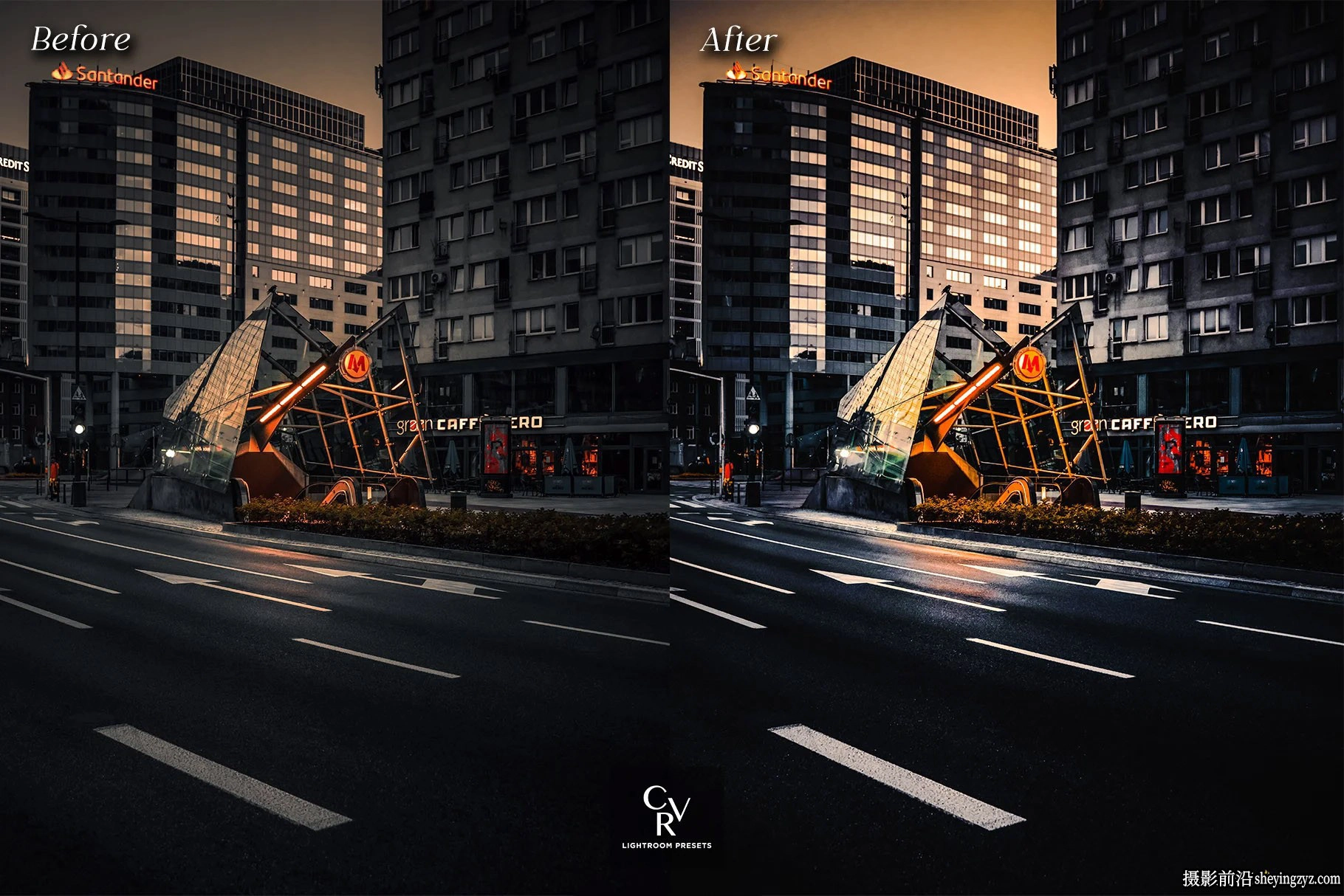 街头摄影城市夜景风光调色Lr预设 Night City Lightroom Presets
