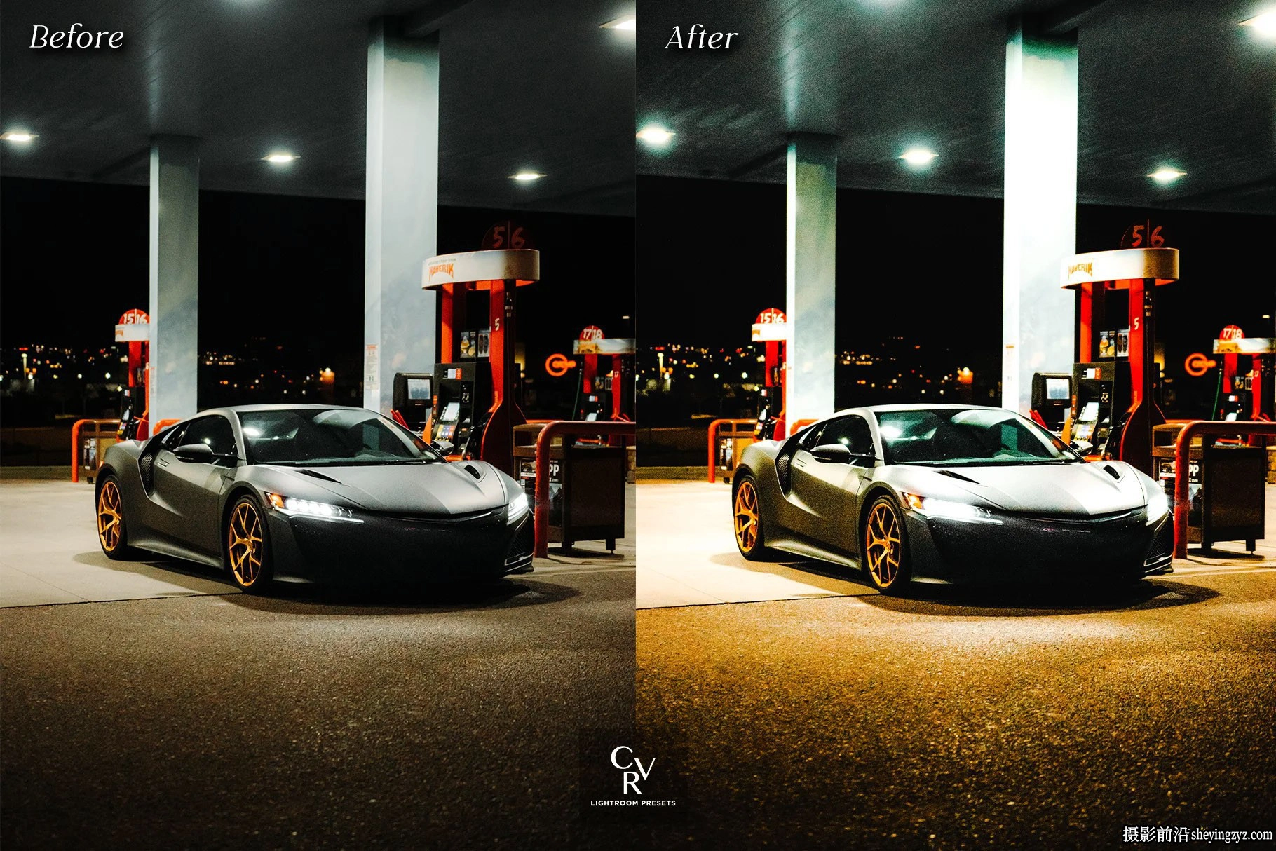 街头摄影城市夜景风光调色Lr预设 Night City Lightroom Presets