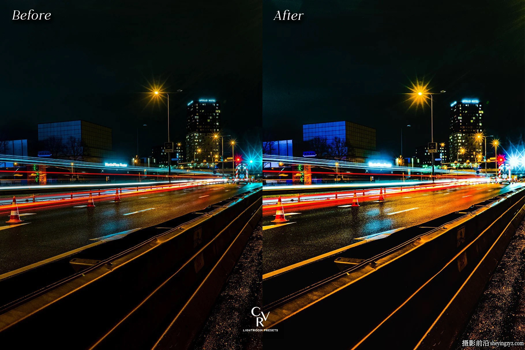 街头摄影城市夜景风光调色Lr预设 Night City Lightroom Presets