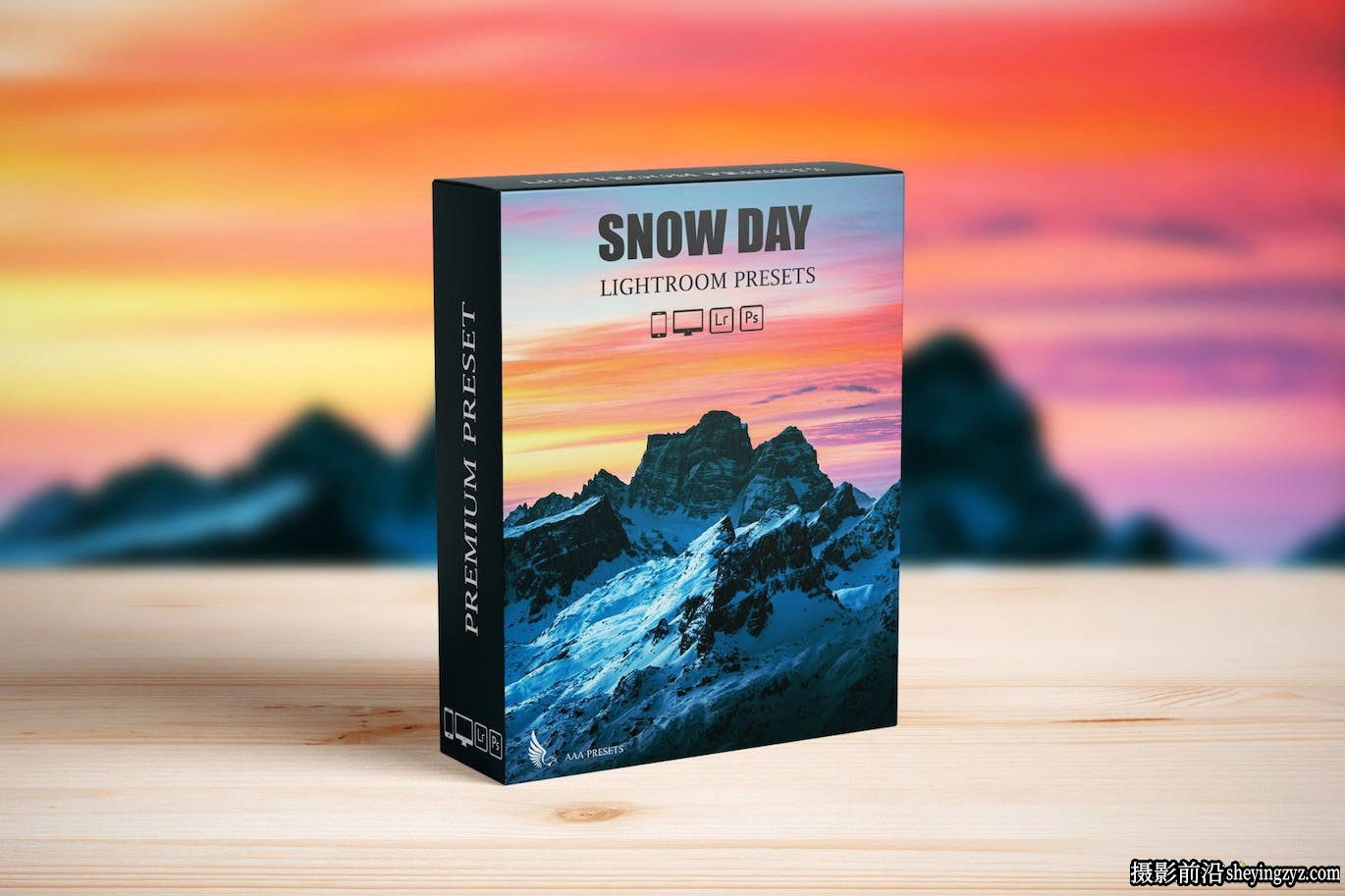 冬季电影风光LR预设手机lr预设 Cinematic Snow Landscape Presets