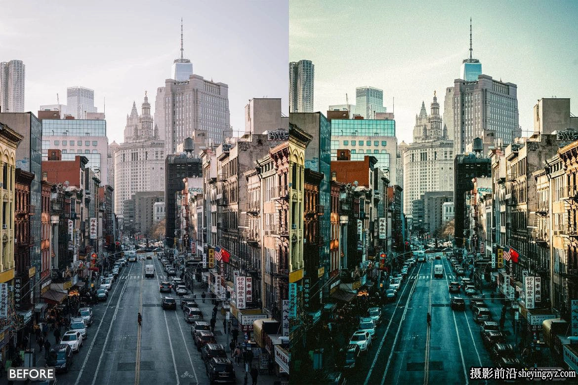 城市街头电影风光调色LR预设 Cinematic Street Lightroom Presets