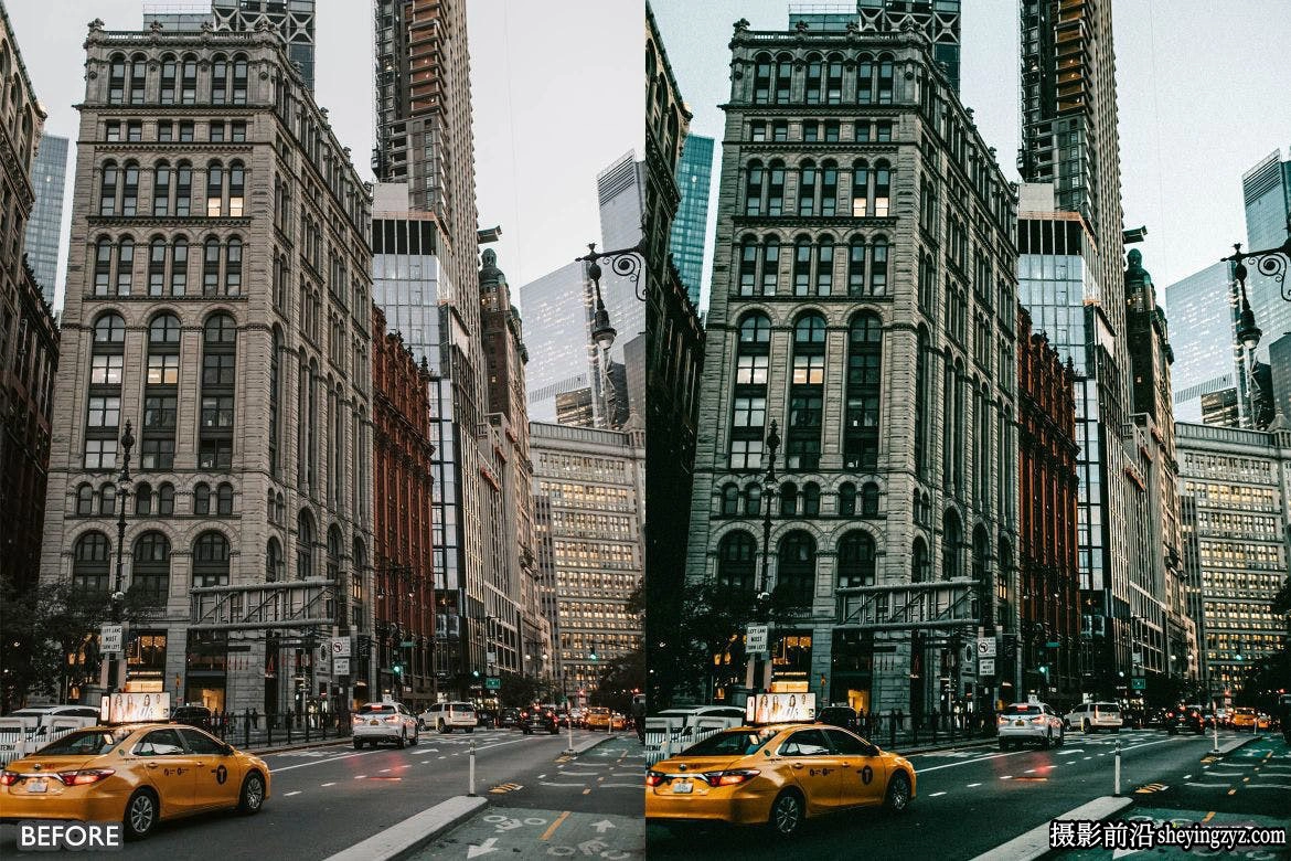 城市街头电影风光调色LR预设 Cinematic Street Lightroom Presets