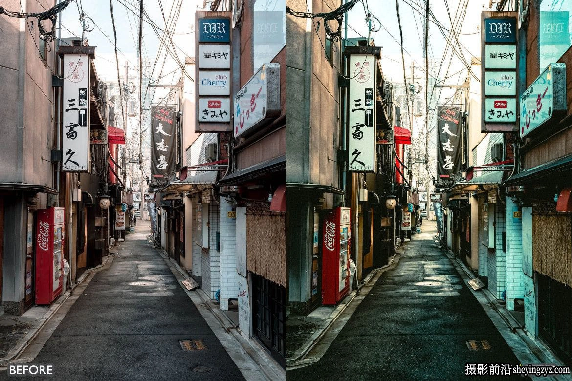 城市街头电影风光调色LR预设 Cinematic Street Lightroom Presets