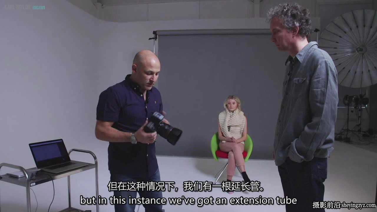 卡尔·泰勒Karl Taylor柔和的工作室人像一盏灯布光教程-中英字幕