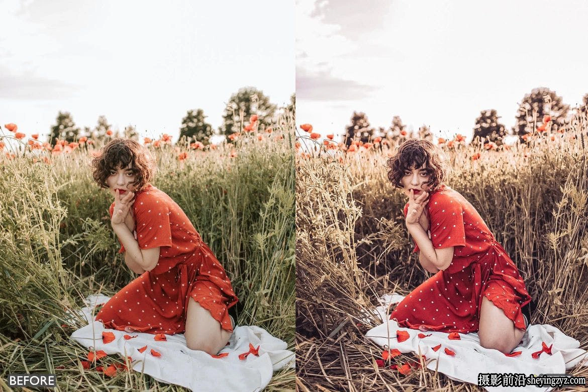 波西米亚风格电影人像LR预设 Boho Look Moody Lightroom Preset