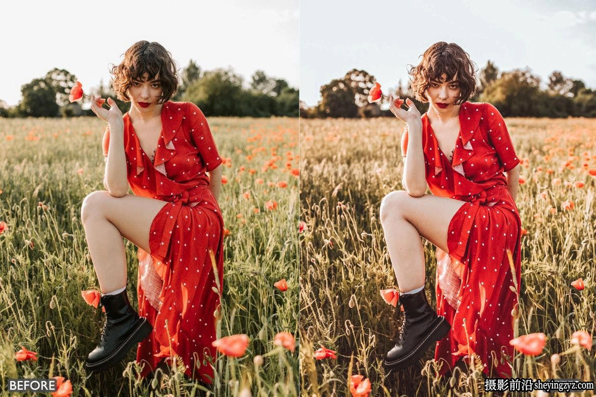 波西米亚风格电影人像LR预设 Boho Look Moody Lightroom Preset
