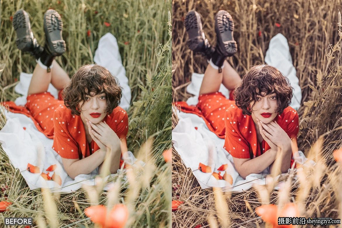 波西米亚风格电影人像LR预设 Boho Look Moody Lightroom Preset