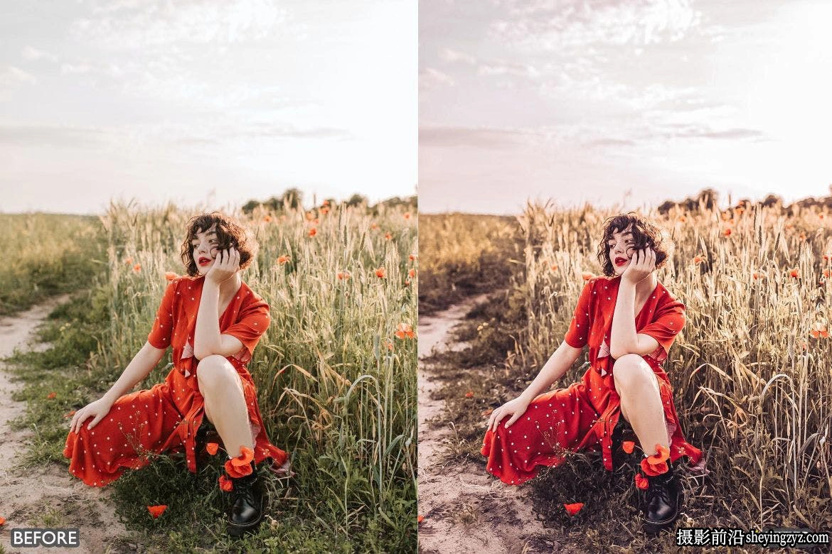 波西米亚风格电影人像LR预设 Boho Look Moody Lightroom Preset