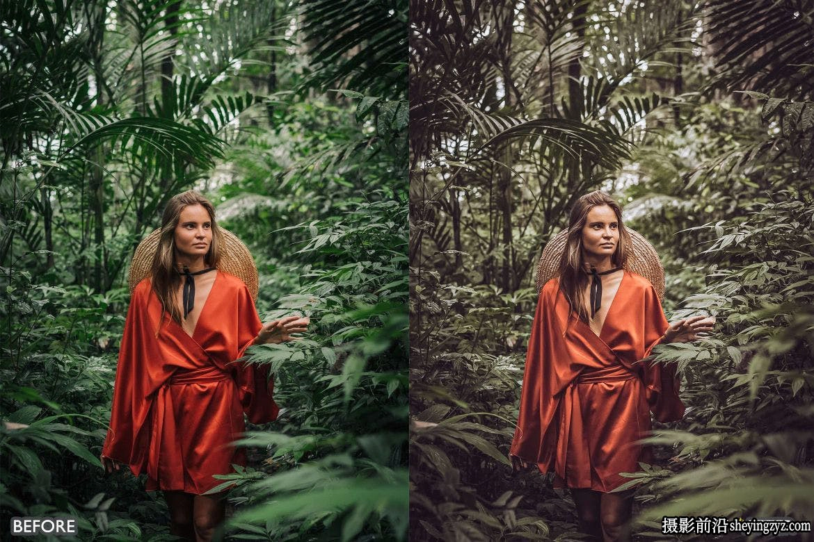 情绪电影胶片人像LR预设 Forest Moody Travel Lightroom Presets