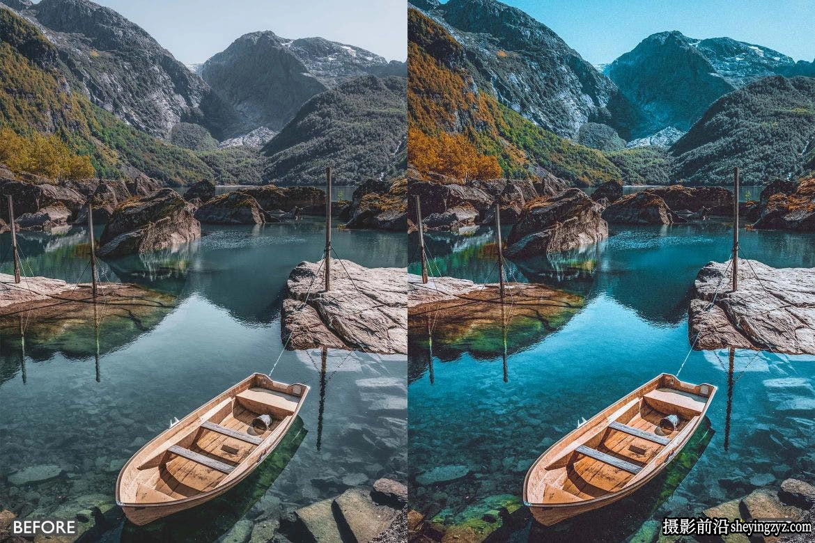 旅拍电影风光Lightroom预设Cinematic Landscape Lightroom Presets