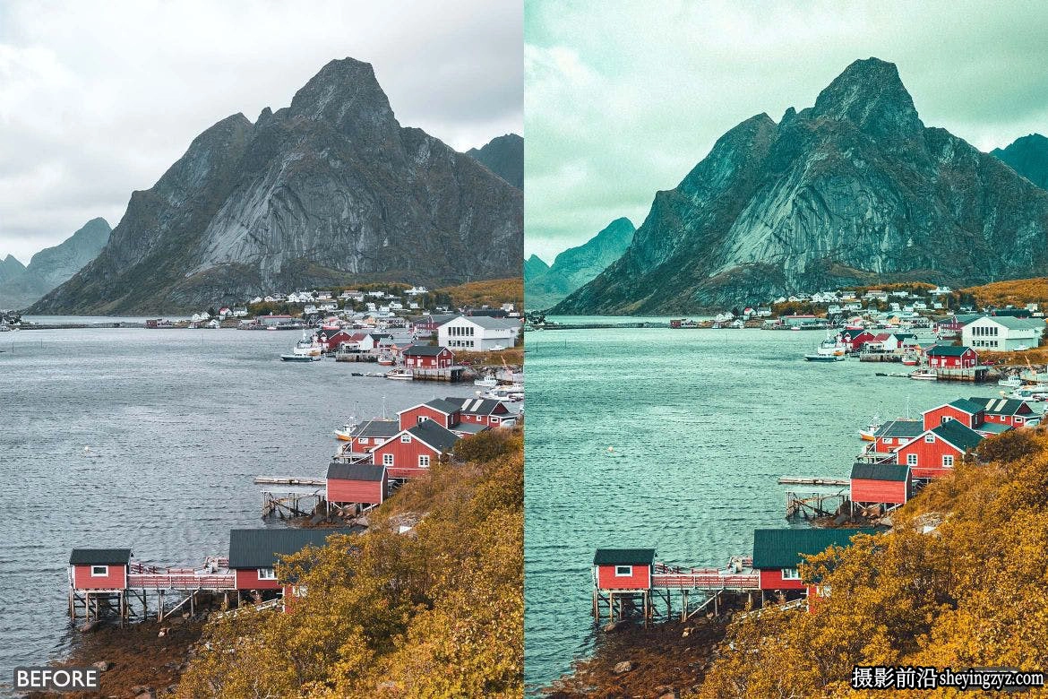 旅拍电影风光Lightroom预设Cinematic Landscape Lightroom Presets