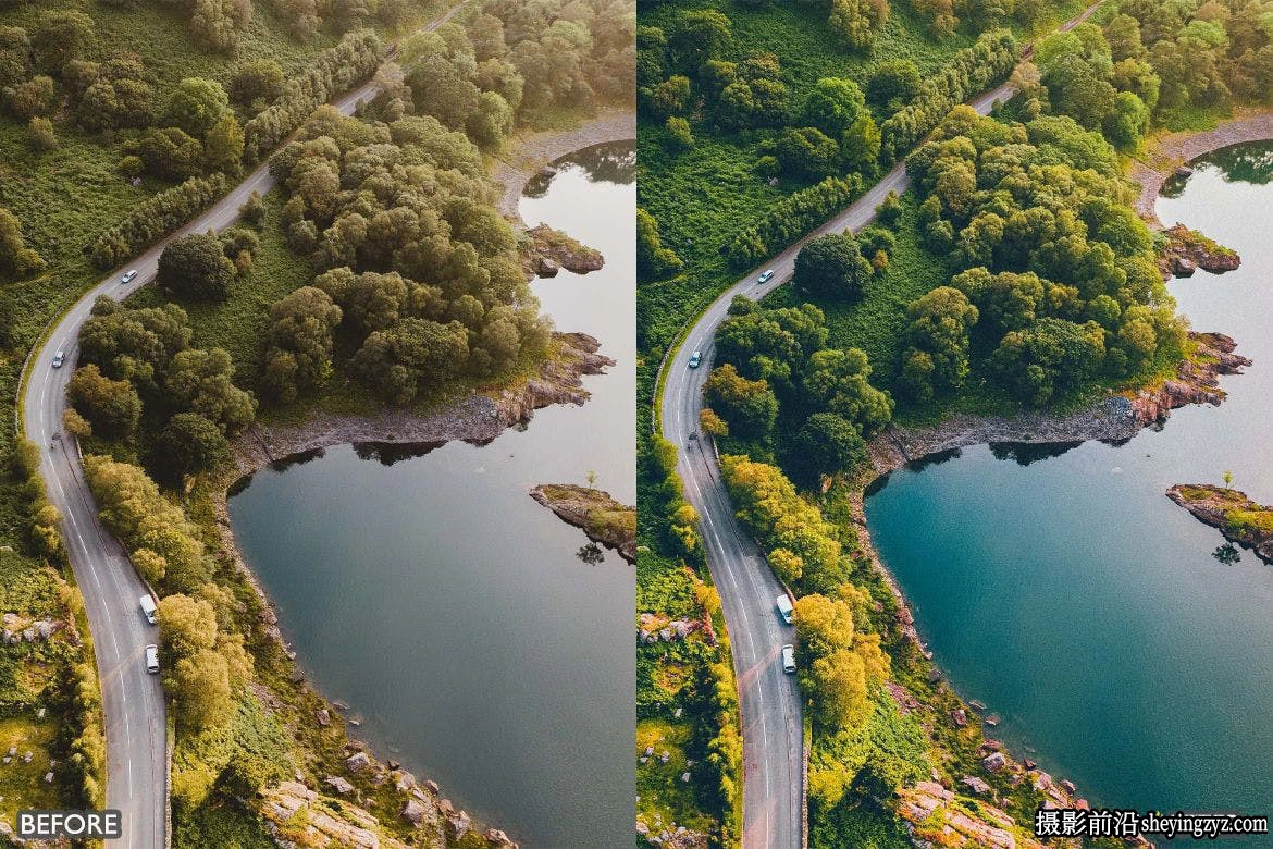 旅拍电影风光Lightroom预设Cinematic Landscape Lightroom Presets