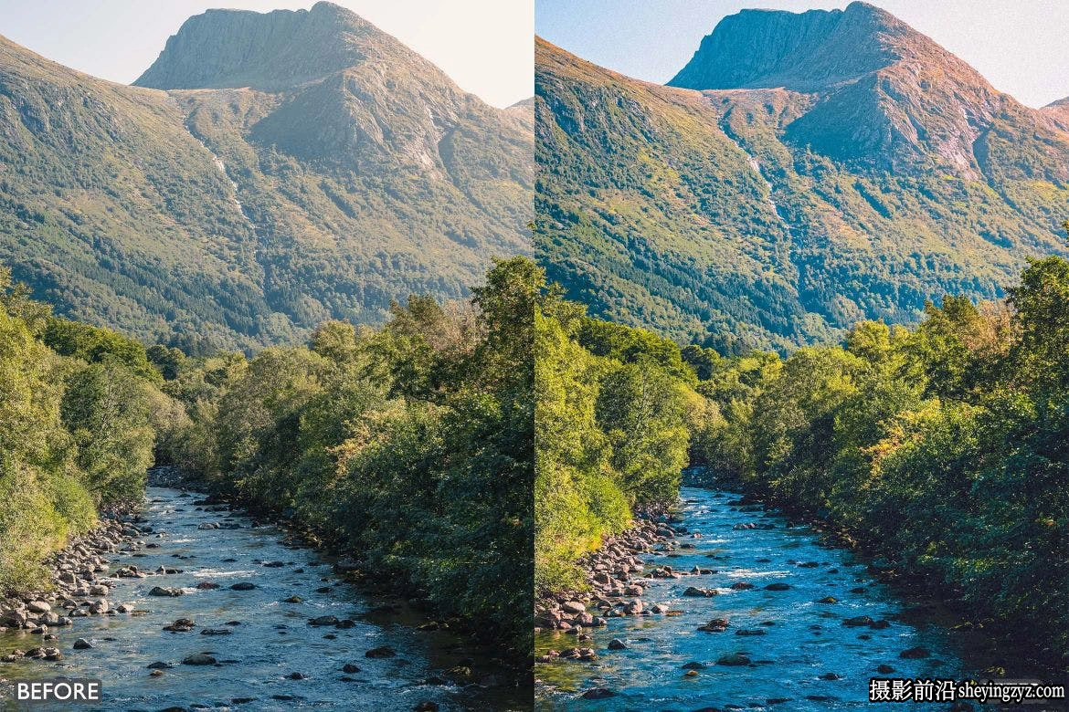 旅拍电影风光Lightroom预设Cinematic Landscape Lightroom Presets