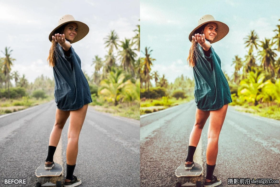 夏季旅行人像LR预设及手机lr预设 Summer Travel Lightroom Presets