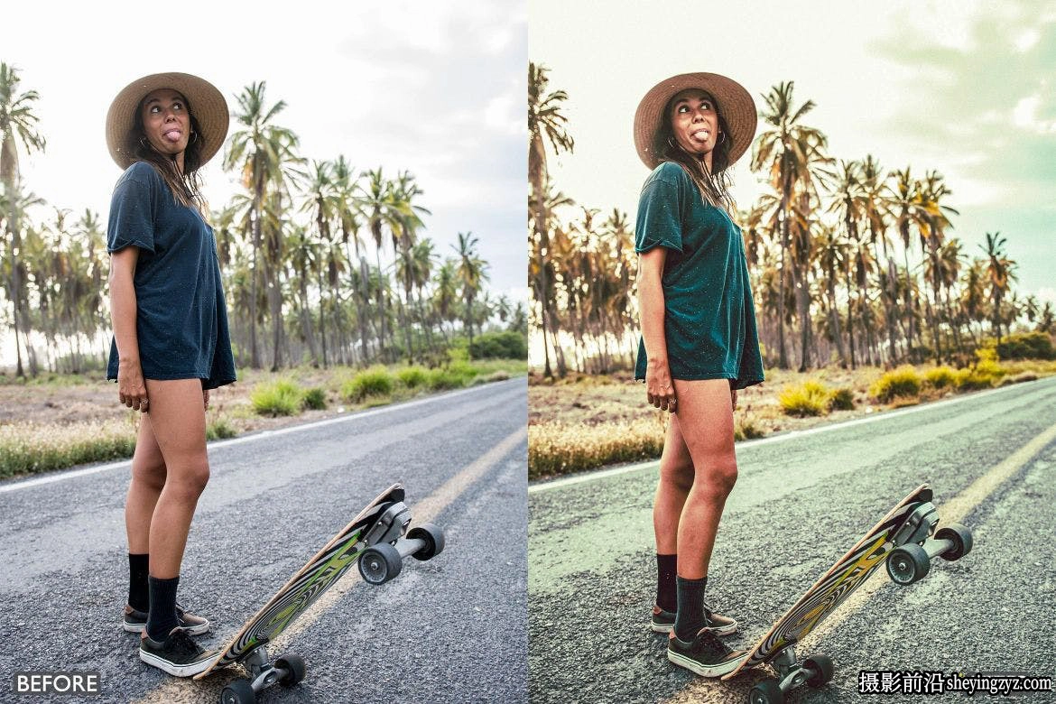 夏季旅行人像LR预设及手机lr预设 Summer Travel Lightroom Presets