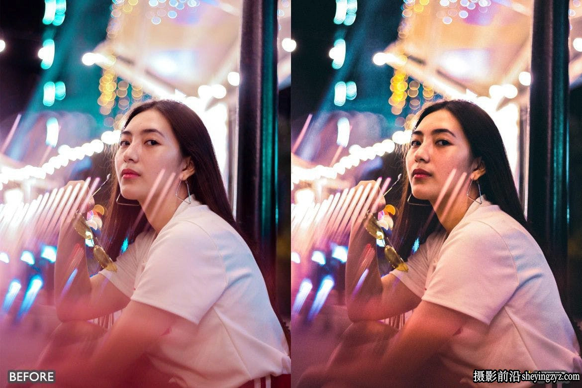 HDR城市夜景Lr预设及手机lr预设 HDR Night Neon Lightroom Presets